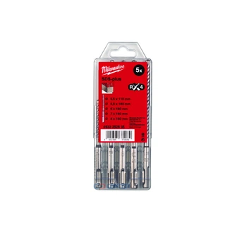 Набор буров SDS-PLUS с 4-мя кромками режут MILWAUKEE 4932352835