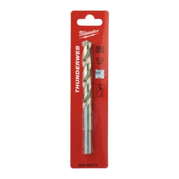 Сверло по металлу THUNDERWEB HSS-G MILWAUKEE DIN338, диаметр 11,5x142х94мм