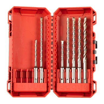 Набор буров SDS-PLUS M2 PACKOUT MILWAUKEE (диаметры 5/6/5,5/6/7/8/10мм) (7шт) пластиковый кейс