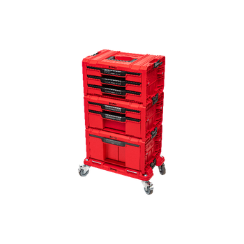 Набор ящиков QBRICK SYSTEM PRO RED Drawer Workshop SET 6, 2.0 RUHD мобильный шкаф 525 x 345 x 885