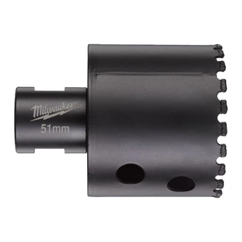 Коронка алмазна Diamond Max MILWAUKEE M14, диаметр 51мм (сухое сверление)