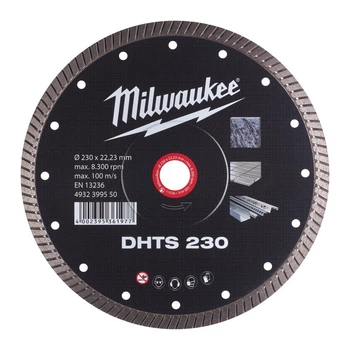Диск алмазный MILWAUKEE DHTS 230, диаметр 230мм
