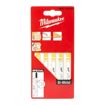 Полотна для лобзиків SPECIAL MILWAUKEE, 60х1, 9мм (5шт), (ламінат, паркетна дошка)