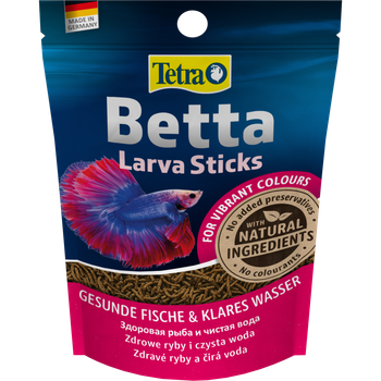 Корм сухой Tetra Betta Larva Sticks для рыбок пихтов в палочках 5 г