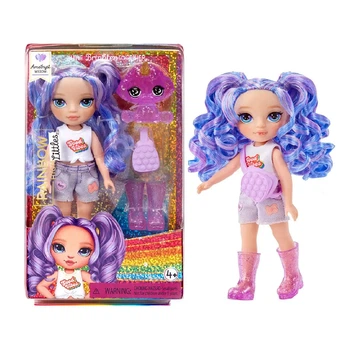 Ігровий набір із лялькою Rainbow High серії Littles Аметиста