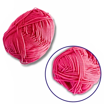 Пряжа фасованная петлевая Brushme NB103, 80% хлопка, 20% молочная клетчатка, персиковая пудра