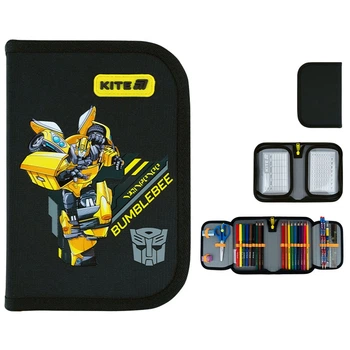Пенал з наповненням Kite Transformers TF26-622H, 1 відділення, 2 відвороти