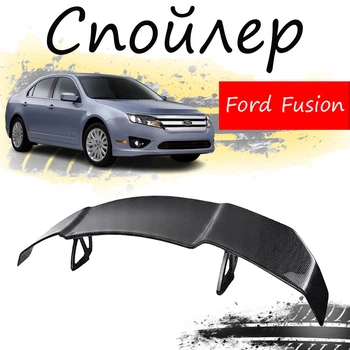 Антикрыло спойлер Ford Fusion Форд Фьюжн элерон подходит на кузов седан Цвет - черный