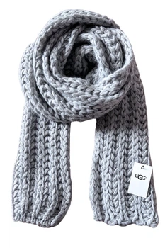 Жіночий шарф UGG Roving Scarf сірий 17489 LGRY