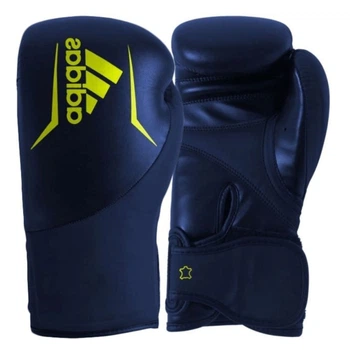 Боксерські рукавички Adidas Speed ​​200 із поліуретанової шкіри темно-сині ADISBG200 B/Y (14)