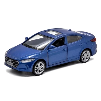 Автомодель TechnoDrive Hyundai Elantra синяя (250285)