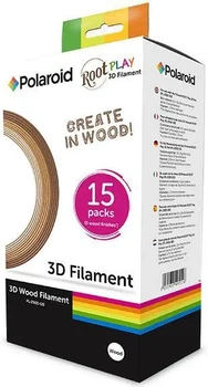 Нитка Polaroid PL-2501-00 (для 3D ручки Polaroid PCL, 1.75мм, нитка, 15шт, дерево) (00141768)