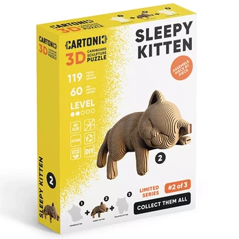 3D пазл Cartonic SLEEPY KITTEN (CARTMNSLEEP)
