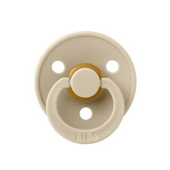 Пустушка BIBS 0-6 m Latex Round Vanilla