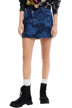 Жіноча джинсова міні-спідниця Florence від Desigual XL 22WWFD03/5161 (XL)