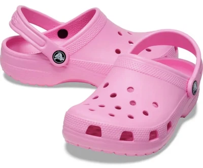 Дитячі крокси для дівчинки Crocs kids Classic Clog Taffy Pink (38-39, рожевий)