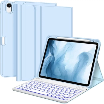 Чохол клавіатура FINTIE для iPad Air 11 M3 (2025) / M2 (2024) і iPad Air 10.9 4/5 покоління, з підсвіткою