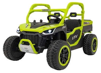 Електричний автомобіль для дітей Farmer Truck UTV Racing 2-місний Зелений (5903864944051)