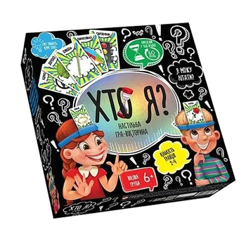 Настольная игра «Кто я?», 2–4 игрока, от 6 лет(RT_79BC5CBF8B7D)