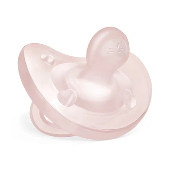 Пустышка Chicco PhysioForma Soft, силикон, 0-6 мес., 1 шт., Розовый
