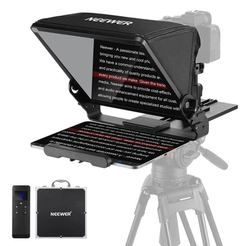 Профессиональный телесуфлер NEEWER X12II 12" с дистанционным управлением для смартфонов, планшетов, камер