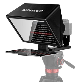Профессиональный телесуфлер NEEWER BASICS X12B 12" из алюминиевого сплава регулируемый по высоте для смартфонов, планшетов