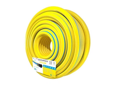 Шланг для поливу SANTEHPOLIV 1" 50м YELLOW (бухта) ПВХ