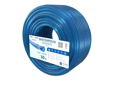 Шланг для поливу SANTEHPOLIV 1/2" 50м SILICON BLUE (бухта) ПВХ