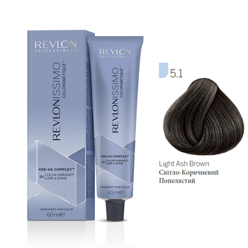 Краска для волос 5.1 Светло-коричневый пепельный Revlon Professional Revlonissimo Colorsmetique 60 мл