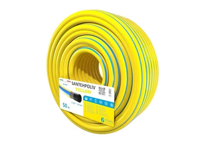 Шланг для поливу SANTEHPOLIV 3/4" 50м YELLOW (бухта) ПВХ