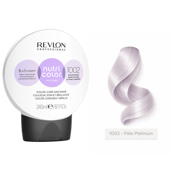 Тонирующая маска 240 мл 1002 Платиновый Revlon Professional Nutri Color Filters