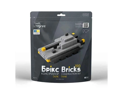 Конструктор TIGRES Брікс 190 танк арт.40010