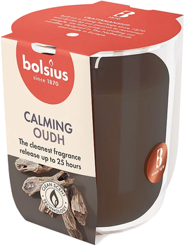 Świeca zapachowa Bolsius True Scents Calming Oudh 8 cm x 7.3 cm (8717847188458)