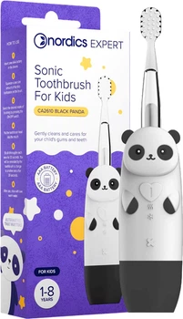 Дитяча звукова щітка Nordics Expert Kids Electric CA2610 Панда чорна