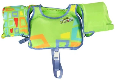 Kamizelka do nauki plywania Bestway z rękawkami Zielona KX4014_1 (5903039746794)