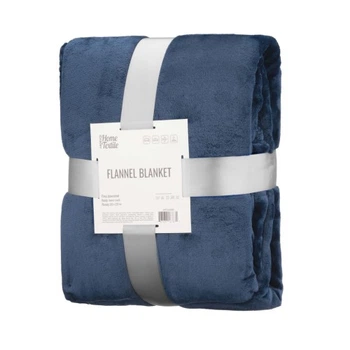 Плед Ardesto Flannel 200х220см, 100% поліестер, синій темний (ART0220SB) Ardesto ART0220SB 906026