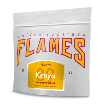 Кава в зернах Flames Coffee Кенія Ніота свіжообсмажена під фільтр 250г