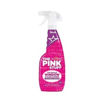 Спрей-засіб для миття вікон та скла The Pink Stuff Rose Vinegar 750 мл