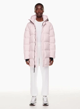 Пуховик зимовий Aritzia The Super Puff Mid XS Блідо-рожевий