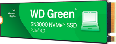SSD диск SANDISK SN350 1TB M.2 2280 NVMe PCIe 3.0 x4 SLC/TLC Green (WDS100T4G0E-00CPS0)
