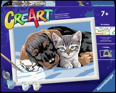 Картина за номерами Ravensburger CreArt Двоє друзів 12023270 (4005555232704)