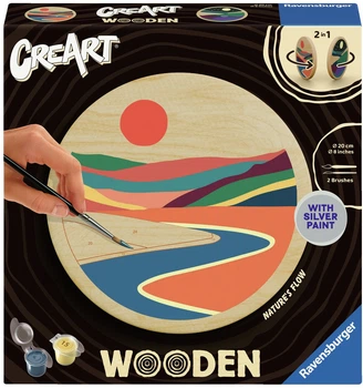 Картина за номерами Ravensburger CreArt Wooden Потік природи 12023157 (4005555231578)
