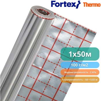 Пленка для теплых полов Fortex Thermo, 1х50 м, 50 м2