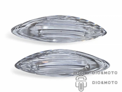 Стекло поворотов задние YAMAHA JOG SA-36J/SA-39J/SA-55J (пара) белые