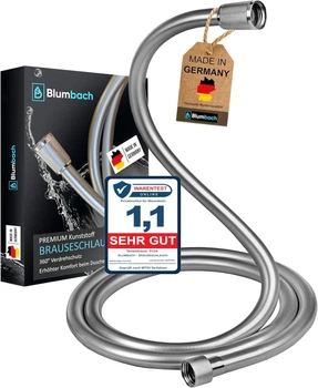 Душевой шланг Blumbach Premium 160 см 1/2 с защитой от перекручивания