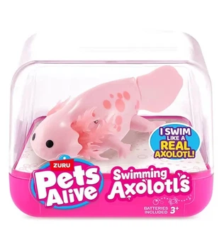 Інтерактивна іграшка Pets Alive S1 — Аксолотль (рожевий)