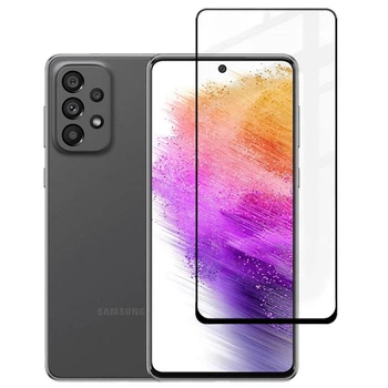 Защитное стекло Fiji Premium для Samsung Galaxy A73 5G (A736) полная проклейка Anti-Static черный