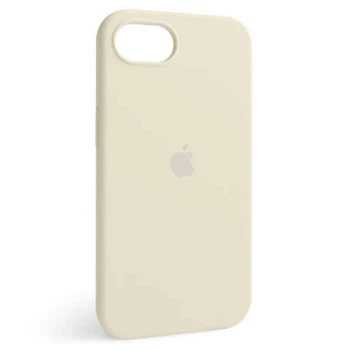 Чехол Fiji Silicone Case для Apple iPhone 16e бампер накладка Soft Touch с микрофиброй Antique White