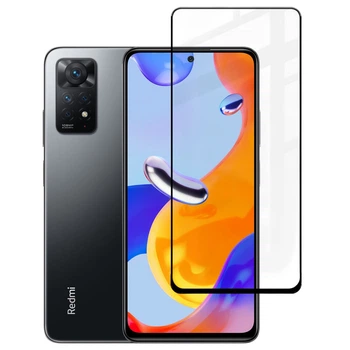 Защитное стекло Fiji Premium для Xiaomi Redmi Note 11 Pro Global (4G/5G) / Note 11E Pro полная проклейка Anti-Static черный