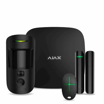 Комплект охранной сигнализации Ajax HDR StarterKit Cam Black 117594.58.BL1 52842_AJAX